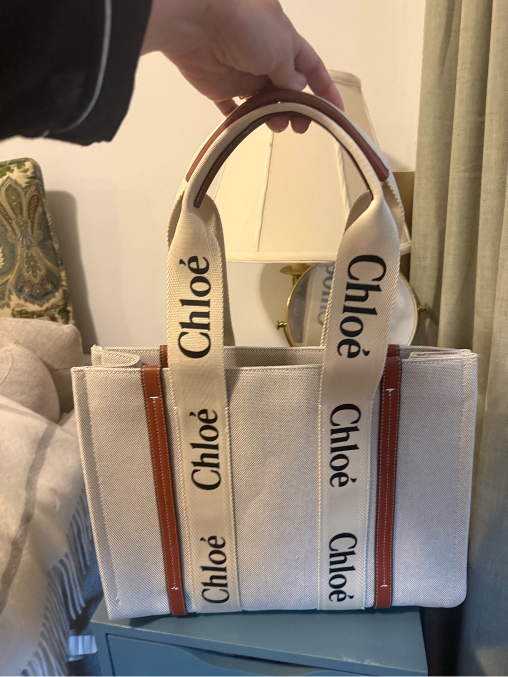 Chloe Woody Tote Bag